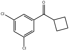 CYCLOBUTYL 3,5-DICHLOROPHENYL KETONE Structure