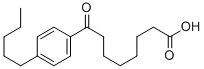 8-OXO-8-(4-N-PENTYLPHENYL)OCTANOIC ACID Structure