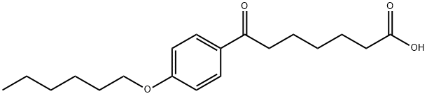 7-(4-HEXYLOXYPHENYL)-7-OXOHEPTANOIC ACID Structure