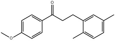 3-(2,5-DIMETHYLPHENYL)-4'-METHOXYPROPIOPHENONE Structure