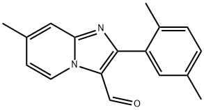 2-(2,5-dimethylphenyl)-7-methylimidazo[1,2-a]pyridine-3-carbaldehyde Structure