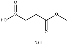 SODIUM 3-METHOXY-3-OXOPROPANE-1-SULFINATE Structure