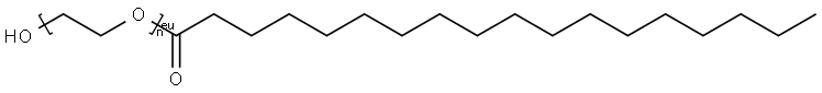 Polyoxyethylene stearate Structure