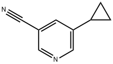 5-cyclopropylnicotinonitrile Structure