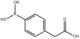 4-CARBOXYMETHYL-PHENYLBORONIC ACID Structure