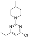 4-CHLORO-6-ETHYL-2-(4-METHYL-1-PIPERIDINYL)PYRIMIDINE Structure