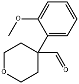 4-(2-METHOXY-PHENYL)-TETRAHYDRO-PYRAN-4-CARBALDEHYDE Structure