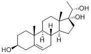 3-BETA,17-ALPHA,20-ALPHA-TRIHYDROXY-5-PREGNENE Structure