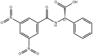 (S)-(+)-N-(3,5-DINITROBENZOYL)-ALPHA-PHENYLGLYCINE Structure