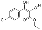 2-CYANO-3-(4-CHLOROPHENYL)-3-HYDROXYPROPENOIC ACID ETHYL ESTER Structure