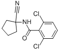 2,6-DICHLORO-N-(1-CYANO-CYCLOPENTYL)-BENZAMIDE Structure