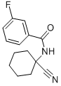 N-(1-CYANO-CYCLOHEXYL)-3-FLUORO-BENZAMIDE Structure