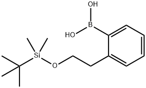 2-[2-(TERT-BUTYLDIMETHYLSILYLOXY)ETHYL]BENZENEBORONIC ACID 96 Structure