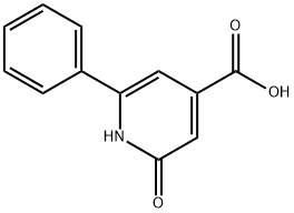 2-HYDROXY-6-PHENYLPYRIDINE-4-CARBOXYLIC ACID Structure