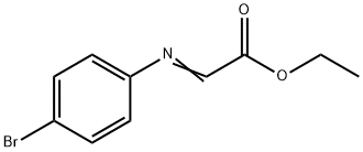 (E)-Ethyl 2-(4-bromophenylimino)acetate Structure