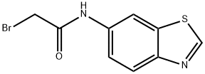 N-Benzothiazol-6-yl-2-broMo-acetaMide, 98+% C9H7BrN2OS, MW: 271.13 Structure