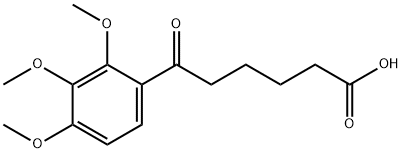 6-(2,3,4-TRIMETHOXYPHENYL)-6-OXOHEXANOIC ACID Structure