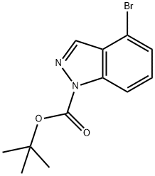 1-BOC-4-BROMO-1H-INDAZOLE Structure