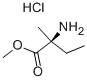 (S)-2-AMINO-2-METHYL-BUTYRIC ACID METHYL ESTER HYDROCHLORIDE Structure