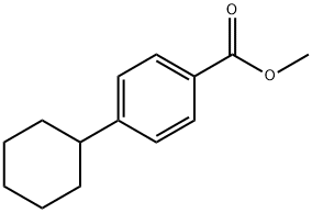 4-CYCLOHEXYL-BENZOIC ACID METHYL ESTER Structure