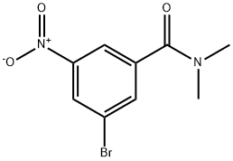 3-bromo-N,N-dimethyl-5-nitrobenzamide Structure