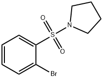 1-(2-Bromophenylsulfonyl)pyrrolidine Structure