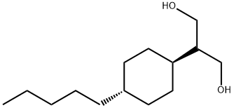 2-(TRANS-4-PENTYLCYCLOHEXYL)PROPANE-1,3-DIOL Structure