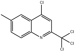 4-CHLORO-6-METHYL-2-TRICHLOROMETHYL-QUINOLINE Structure