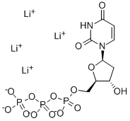 2'-DEOXYURIDINE 5'-TRIPHOSPHATE TETRALITHIUM SALT Structure