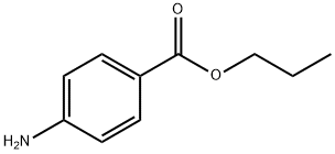 N-PROPYL 4-AMINOBENZOATE Structure