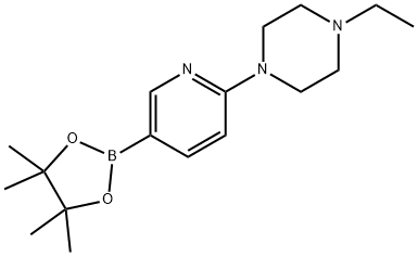 940285-00-7 2-(4-ETHYL-PIPERAZIN-1-YL)PYRIDINE-5-BORONIC ACID PINACOL ESTER