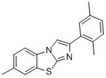 2-(2,5-DIMETHYLPHENYL)-7-METHYLIMIDAZO[2,1-B]BENZOTHIAZOLE Structure