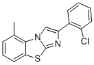 2-(2-CHLOROPHENYL)-5-METHYLIMIDAZO[2,1-B]BENZOTHIAZOLE Structure