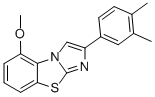 2-(3,4-DIMETHYLPHENYL)-5-METHOXYIMIDAZO[2,1-B]BENZOTHIAZOLE Structure