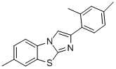 2-(2,4-DIMETHYLPHENYL)-7-METHYLIMIDAZO[2,1-B]BENZOTHIAZOLE Structure