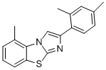 2-(2,4-DIMETHYLPHENYL)-5-METHYLIMIDAZO[2,1-B]BENZOTHIAZOLE Structure