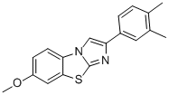 2-(3,4-DIMETHYLPHENYL)-7-METHOXYIMIDAZO[2,1-B]BENZOTHIAZOLE Structure