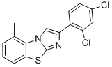 2-(2,4-DICHLOROPHENYL)-5-METHYLIMIDAZO[2,1-B]BENZOTHIAZOLE Structure