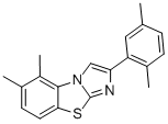 5,6-DIMETHYL-2-(2,5-DIMETHYLPHENYL)IMIDAZO[2,1-B]BENZOTHIAZOLE Structure