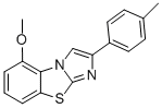 5-METHOXY-2-(4-METHYLPHENYL)IMIDAZO[2,1-B]BENZOTHIAZOLE Structure