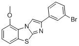 2-(3-BROMOPHENYL)-5-METHOXYIMIDAZO[2,1-B]BENZOTHIAZOLE Structure