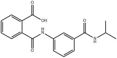 2-({3-[(ISOPROPYLAMINO)CARBONYL]ANILINO}CARBONYL)-BENZOIC ACID Structure