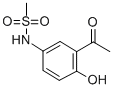 5-METHANESULPHONAMIDO-2-HYDROXYACETOPHENONE Structure