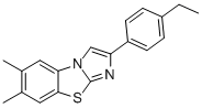 6,7-DIMETHYL-2-(4-ETHYLPHENYL)IMIDAZO[2,1-B]BENZOTHIAZOLE Structure