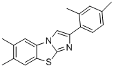 6,7-DIMETHYL-2-(2,4-DIMETHYLPHENYL)IMIDAZO[2,1-B]BENZOTHIAZOLE Structure