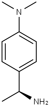 Benzenemethanamine, 4-(dimethylamino)-α-methyl-, (αS)- Structure