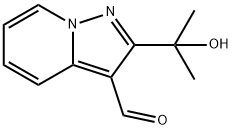 2-(1-HYDROXY-1-METHYL--1-ETHYL)-PYRAZOLO[1,5-A]PYRIDINE-3-CARBALDEHYDE Structure