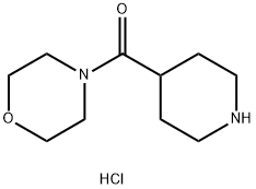 MORPHOLIN-4-YL-PIPERIDIN-4-YL-METHANONE HYDROCHLORIDE Structure