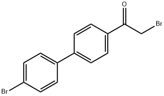 2-BROMO-1-(4''-BROMO-1,1''-BIPHENYL-4-YL)ETHANONE Structure