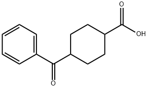 CIS-4-BENZOYLCYCLOHEXANE-1-CARBOXYLIC ACID Structure